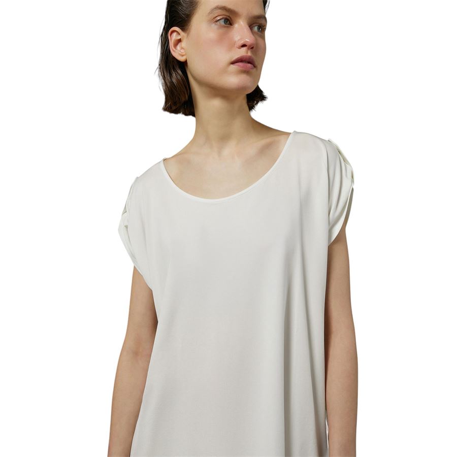 MAFALDA T-SHIRT PIQUET DI VISCOSA STRETCH Penny Black | 2411971046200001
